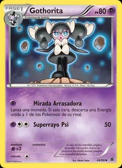 Gothorita card in Spanish
