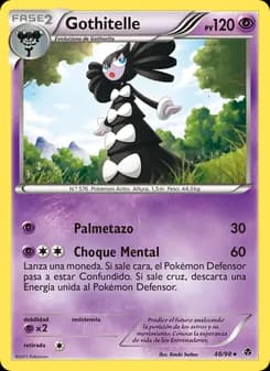 Gothitelle card in Spanish