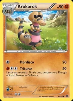 Krokorok card in Spanish