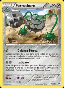 Ferrothorn card in Spanish