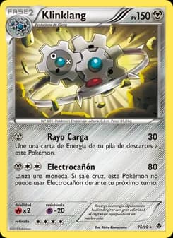 Klinklang card in Spanish