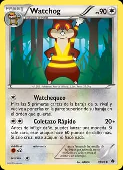 Watchog card in Spanish