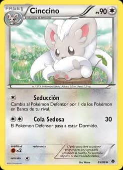 Cinccino card in Spanish