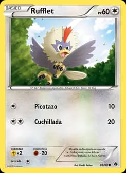 Rufflet card in Spanish