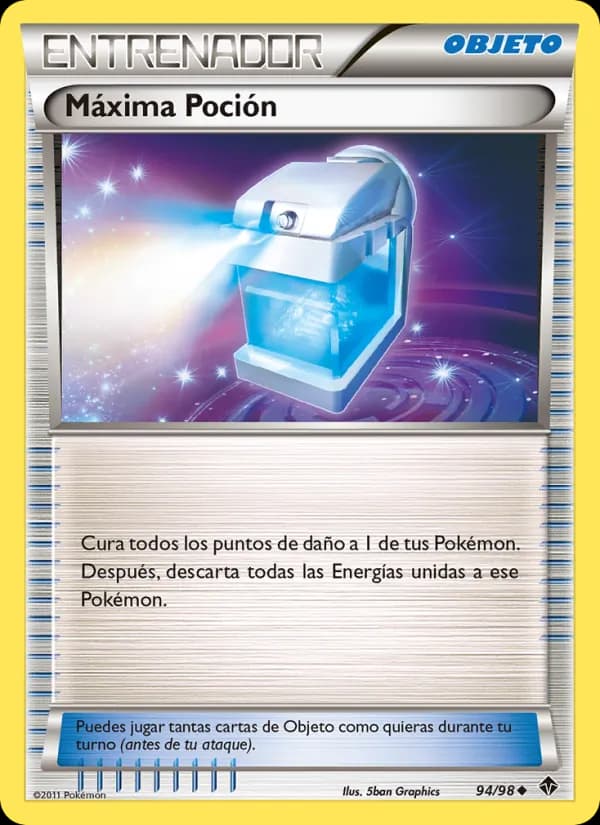 Máxima Poción card in Spanish