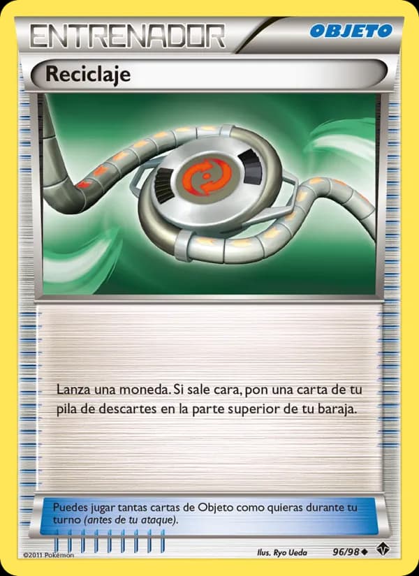 Reciclaje card in Spanish