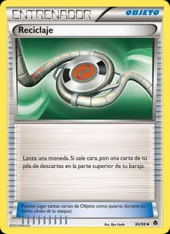 Reciclaje card in Spanish