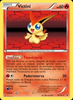 Victini card in Spanish