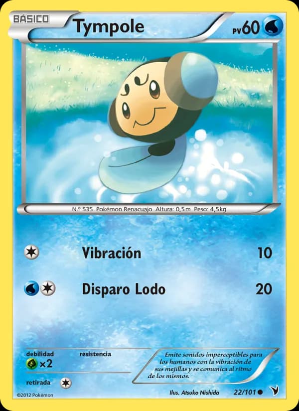 Tympole card in Spanish