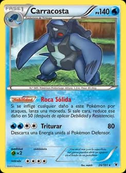 Carracosta card in Spanish