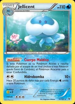 Jellicent card in Spanish