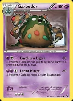 Garbodor card in Spanish