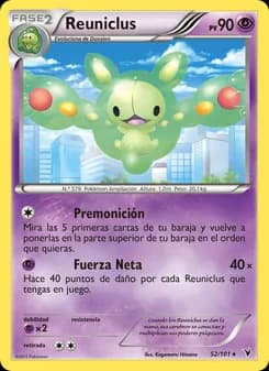 Reuniclus card in Spanish