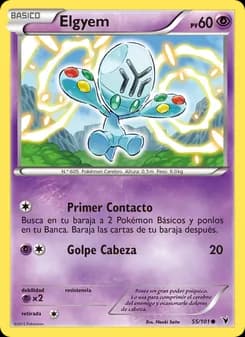 Elgyem card in Spanish
