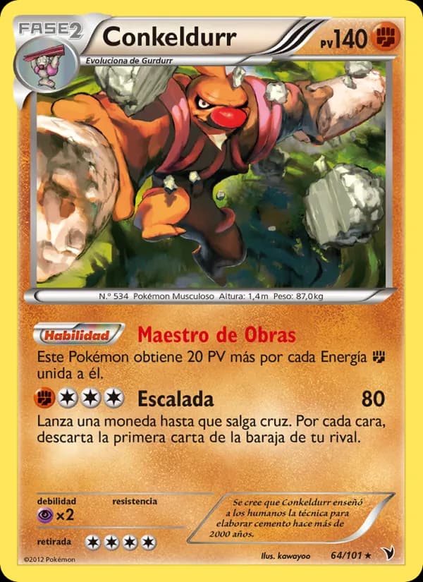 Conkeldurr card in Spanish
