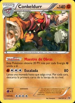 Conkeldurr card in Spanish