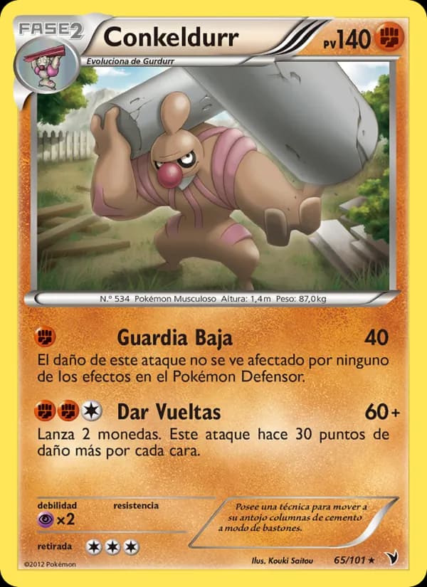 Conkeldurr card in Spanish