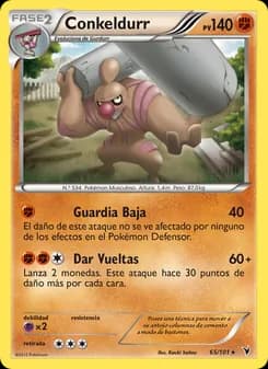 Conkeldurr card in Spanish
