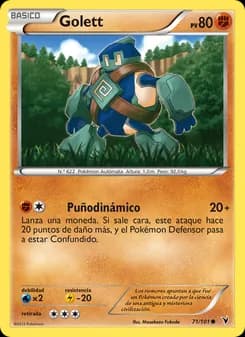 Golett card in Spanish