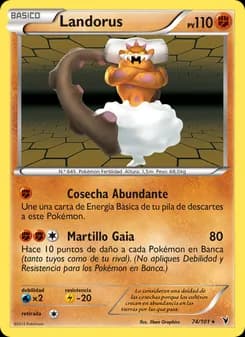 Landorus card in Spanish