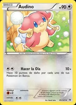 Audino card in Spanish