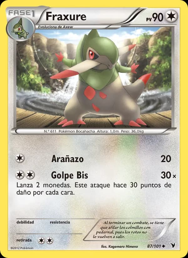 Fraxure card in Spanish
