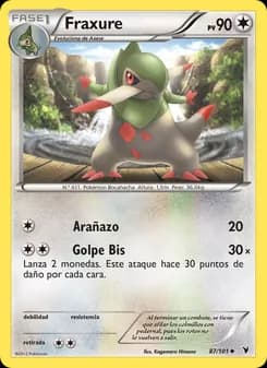 Fraxure card in Spanish