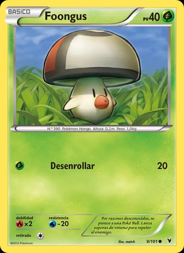 Foongus card in Spanish