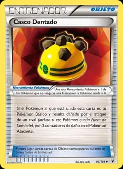 Casco Dentado card in Spanish