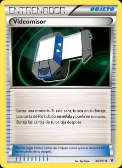 Videomisor card in Spanish