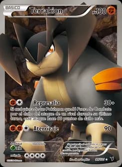 Terrakion card in Spanish