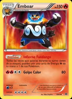 Emboar card in Spanish