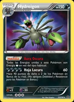 Hydreigon card in Spanish