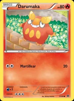 Darumaka card in Spanish