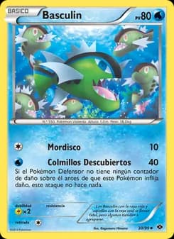 Basculin card in Spanish