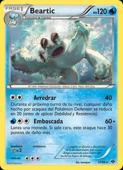 Beartic card in Spanish