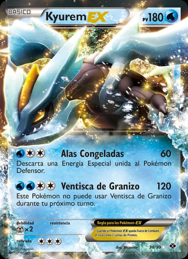 Kyurem-EX card in Spanish