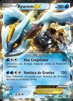 Kyurem-EX card in Spanish