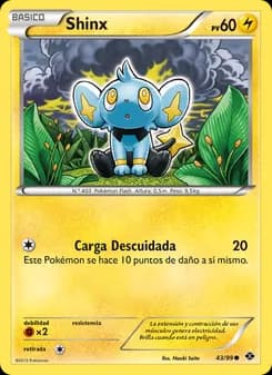 Shinx card in Spanish