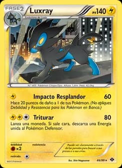 Luxray card in Spanish