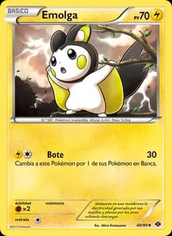 Emolga card in Spanish