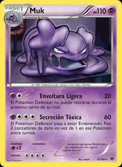 Muk card in Spanish