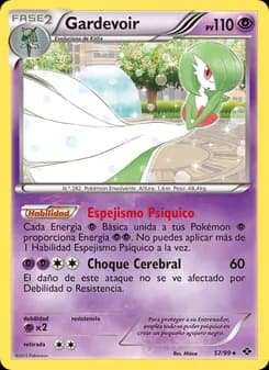 Gardevoir card in Spanish