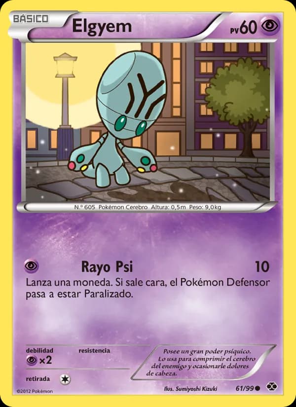 Elgyem card in Spanish