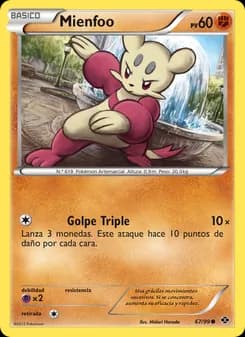 Mienfoo card in Spanish