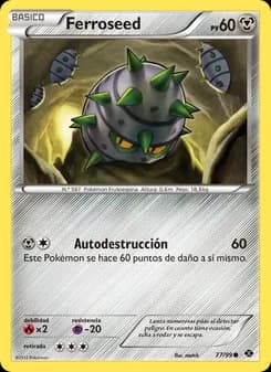 Ferroseed card in Spanish