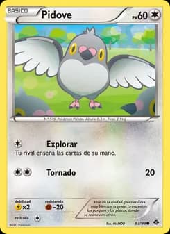 Pidove card in Spanish