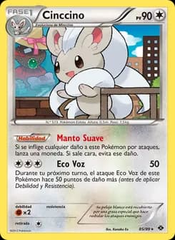 Cinccino card in Spanish