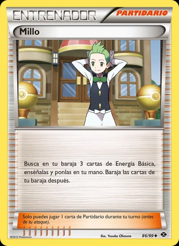 Millo card in Spanish