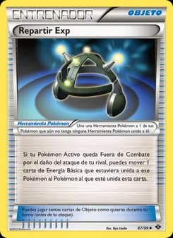Repartir Exp card in Spanish